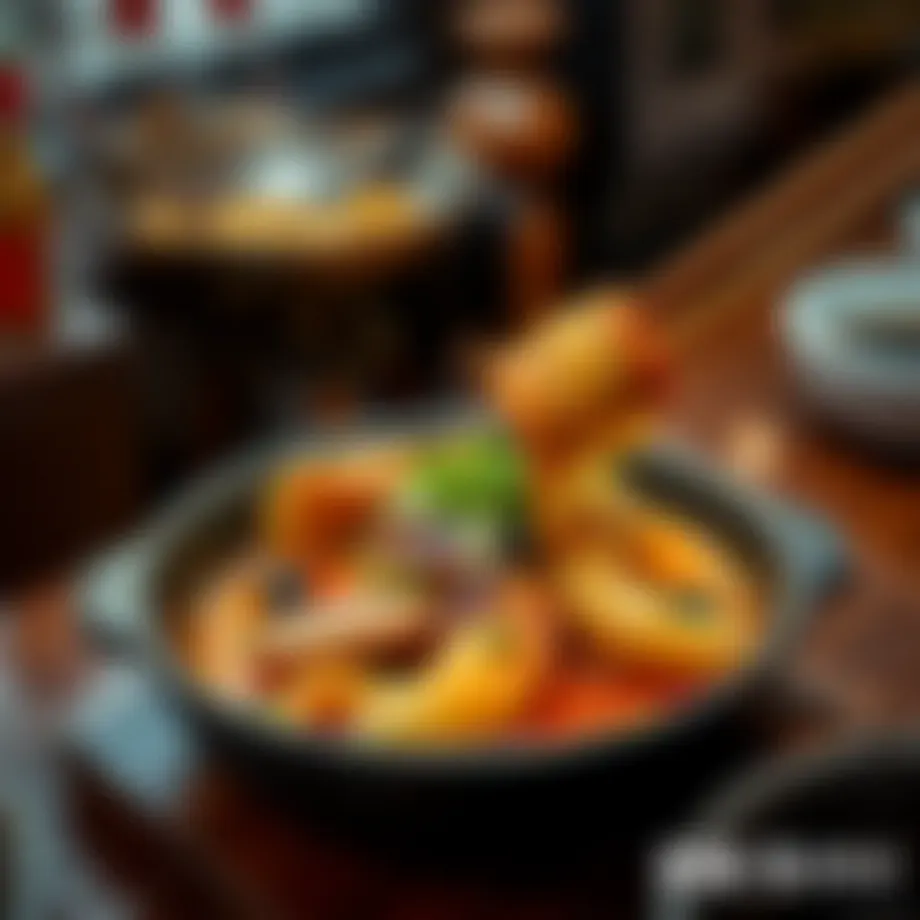 A vibrant dish showcasing unique flavors from a popular Gwanak-gu restaurant