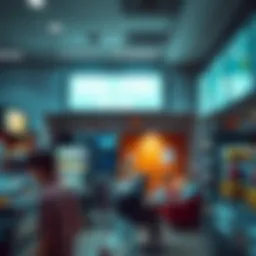 Visual representation of lottery shop financial overview