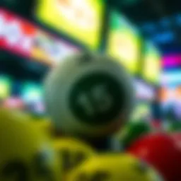 Visual representation of lottery statistics and trends