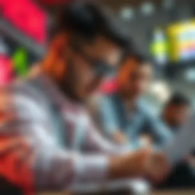 Making Informed Decisions in Mega Betting A thought-provoking image representing informed betting decisions