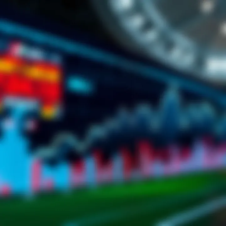 Data visualization showing statistical trends in successful betting strategies