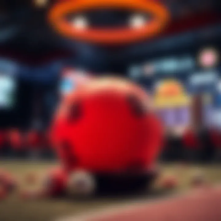 Graphical representation of betting strategies for UpDown Powerball